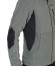 Куртка флисовая "АРТ. 17331"  серая отделка черная (ЧЗ)