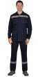 Костюм "АРТ. 53797" летний: куртка, брюки темно-синий с СОП пл. 270 г/кв.м