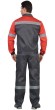 Костюм "АРТ. 10744": лето куртка, брюки т.серый с красным и СОП 50 мм