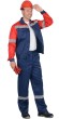 Костюм "АРТ.  10745": лето куртка, брюки синий с красным и СОП 50 мм