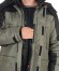 Костюм "АРТ. 51422" куртка, брюки оливковая с черным