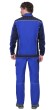 Костюм "АРТ 60242" куртка, брюки, васильковый с синим